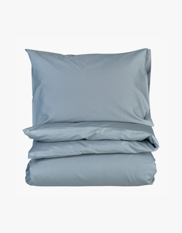 Sateng sengesett gråblå - 140x220 cm gråblå - 1