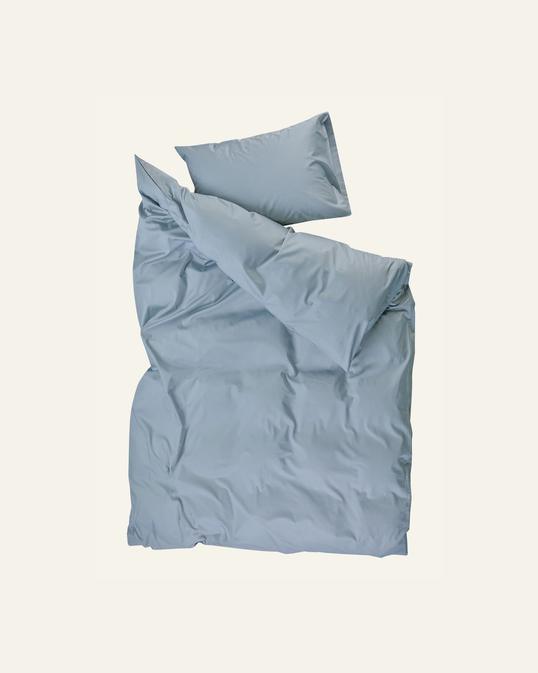 Sateng sengesett gråblå - 3