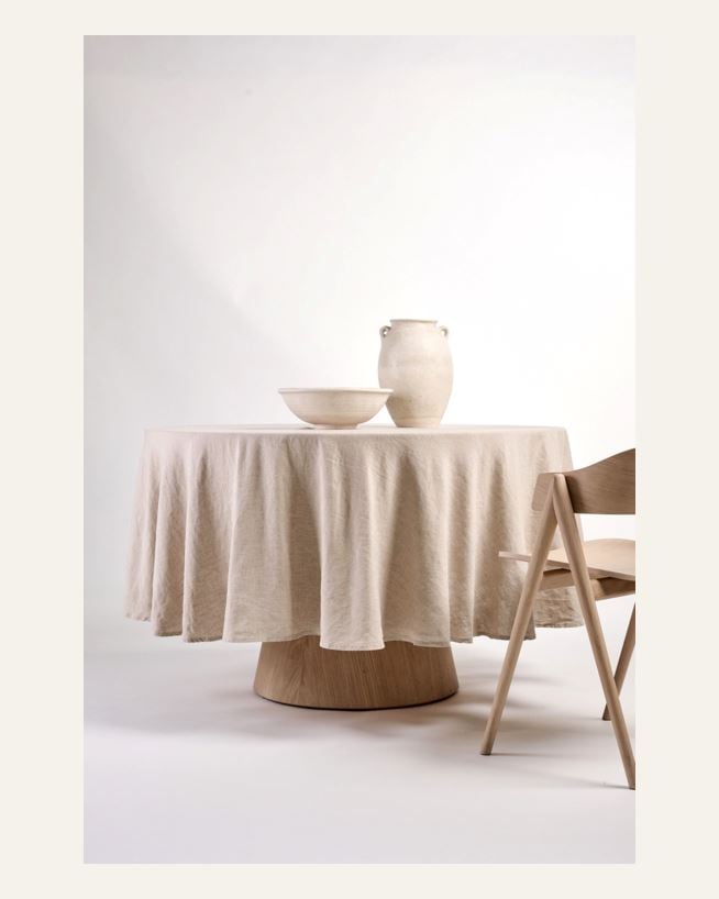 Linduk natur - ø180 cm natur - 1