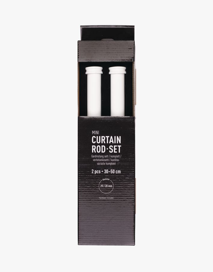 Gardinstang 2pk hvit - 30 hvit - 1