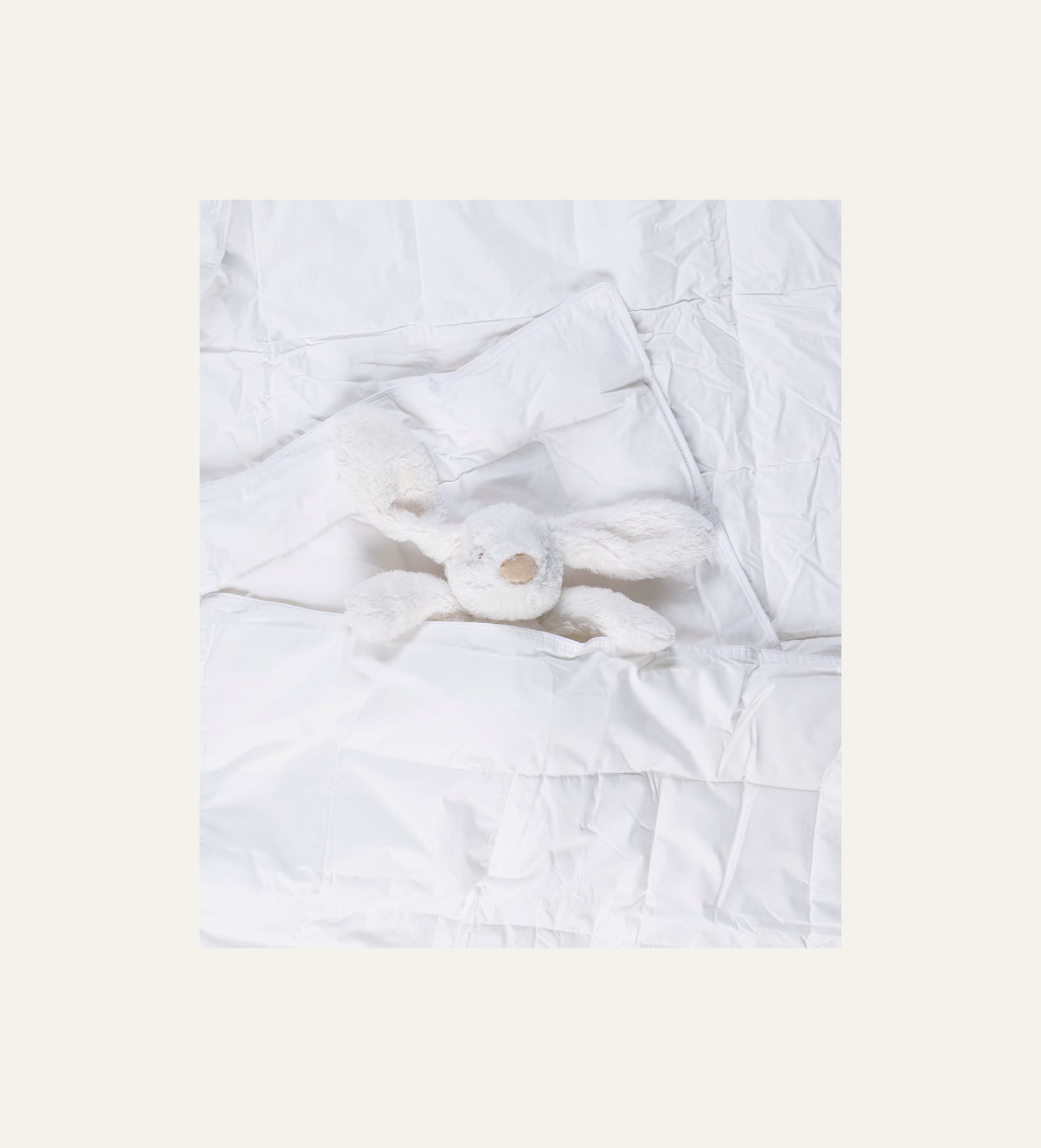 Barn helårs fiberdyne hvit - 3