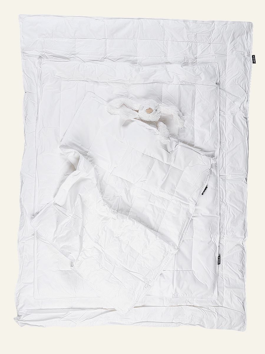 Barn helårs fiberdyne hvit - 4