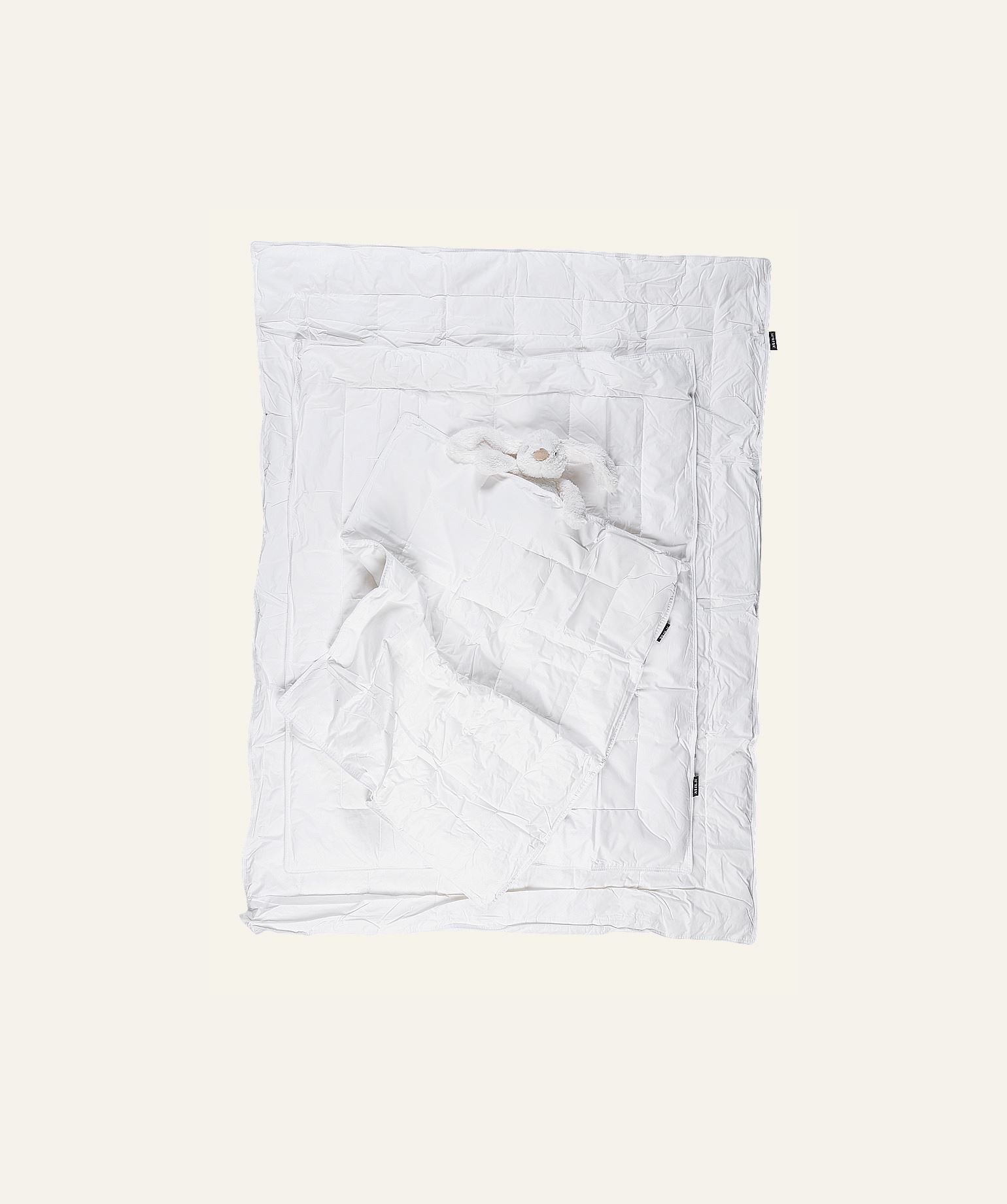 Barn helårs fiberdyne hvit - 4