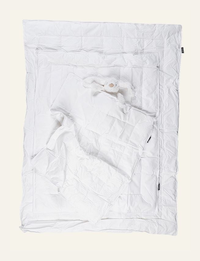 Barn helårs fiberdyne hvit - 4