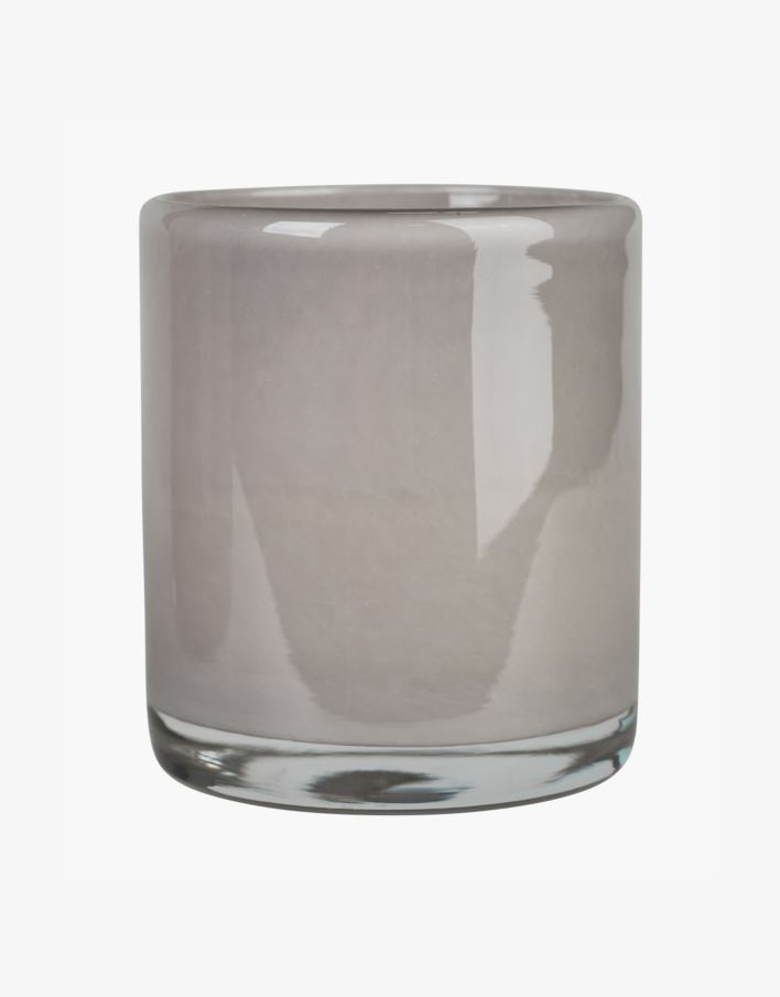 Telysholder mellom grå - 8x8x9 cm mellom grå - 1