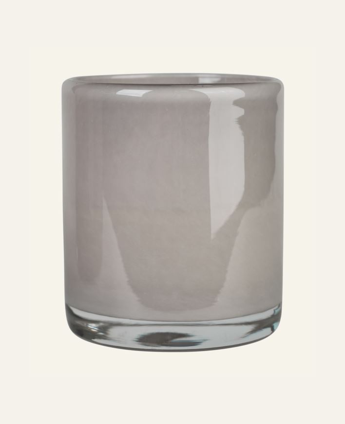 Telysholder mellom grå - 8x8x9 cm mellom grå - 1