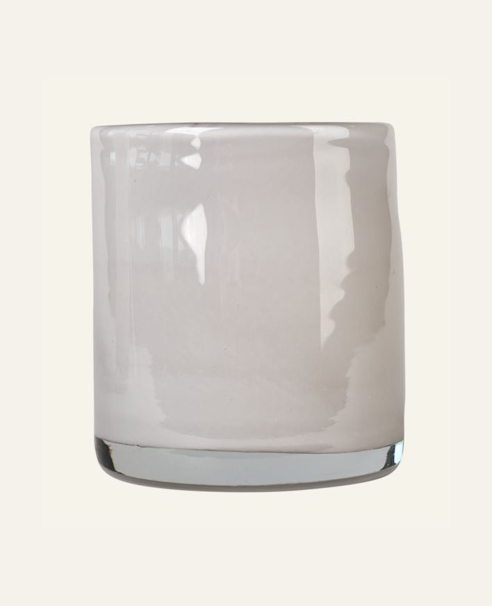 Telysholder lys grå - 8x8x9 cm lys grå - 1