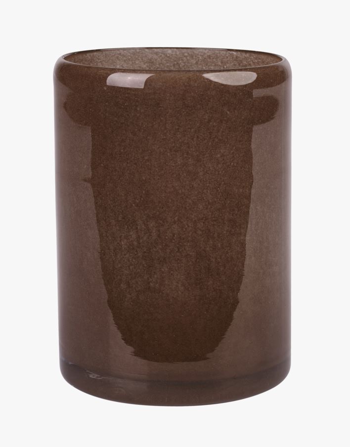 Telysholder brun - 11x11x15 cm brun - 1