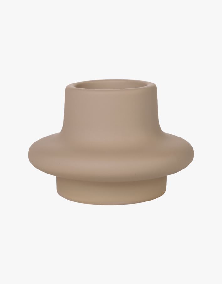 Telysholder beige - 10x10x6,7 cm beige - 1