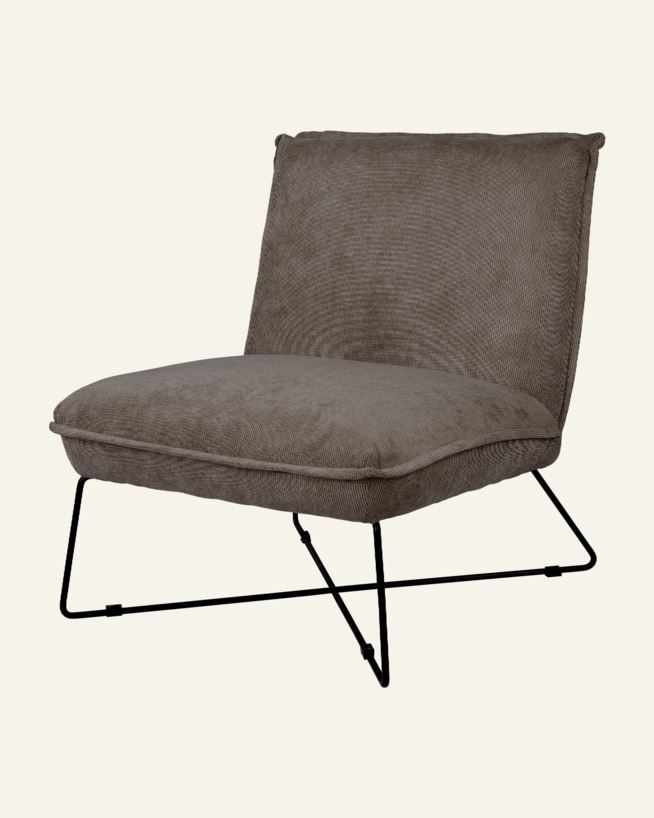 Loungestol lys brun - 72x83x82,5 cm lys brun - 1
