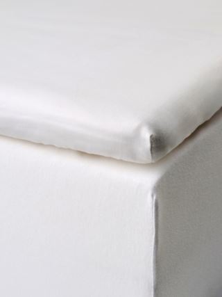 Kid Soft Satin Laken Til Overmadrass Hvit 150x200 cm
