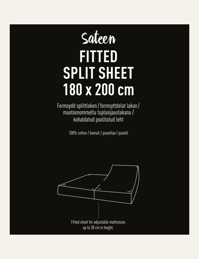 Splittlaken lys grå - 2