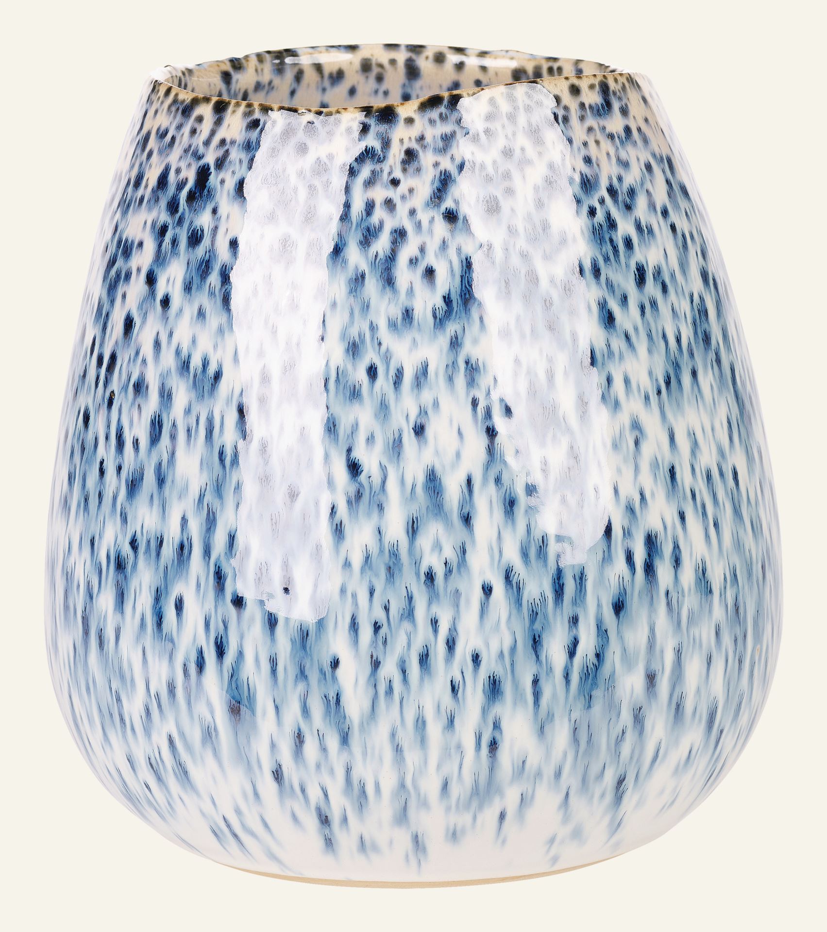 Vase multi blå - 16x16x17,5 cm multi blå - 1