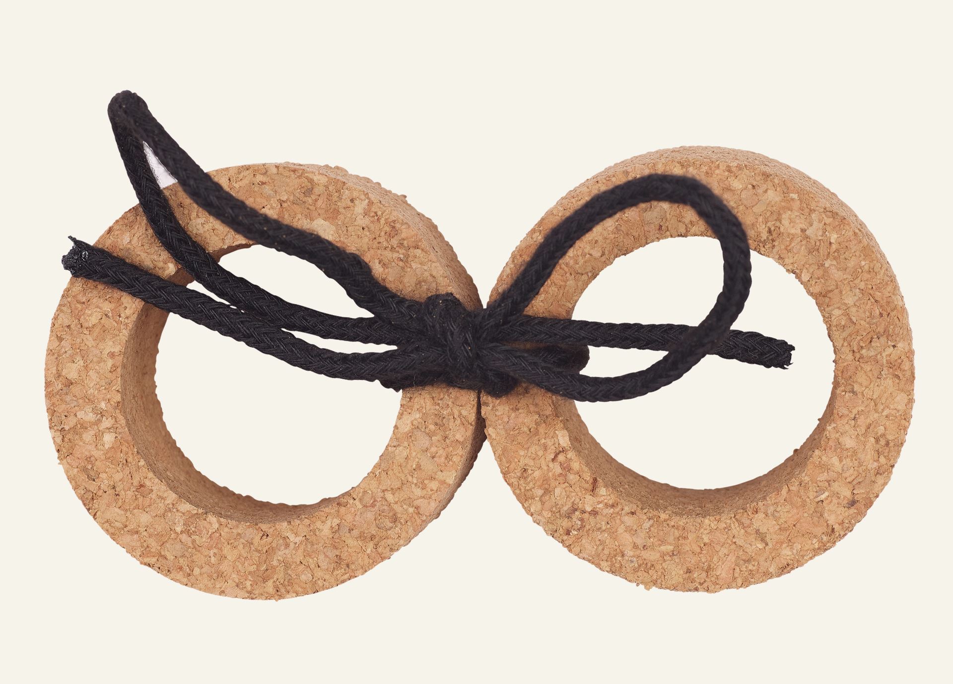 2 pk serviettringer natur - 2