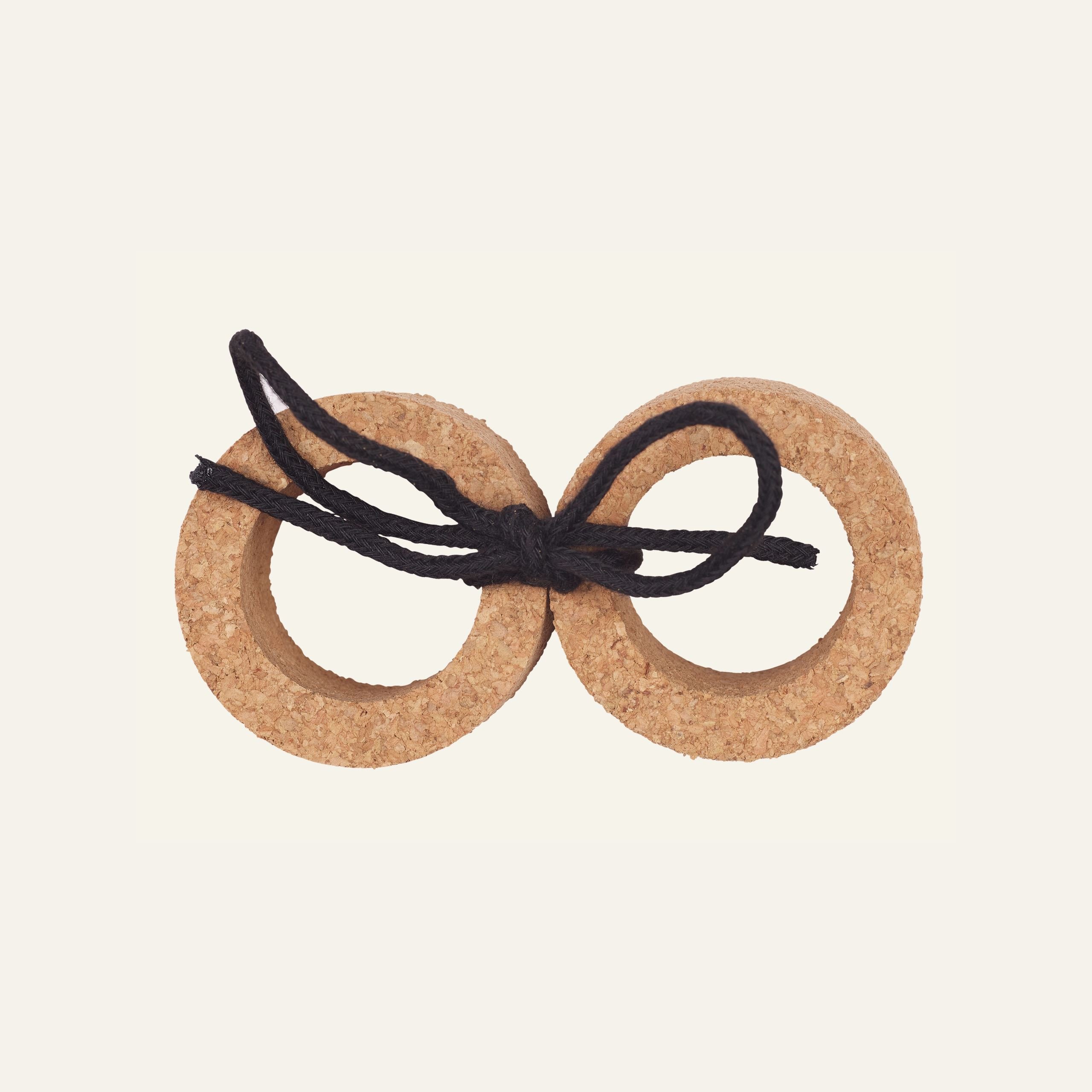 2 pk serviettringer natur - 2