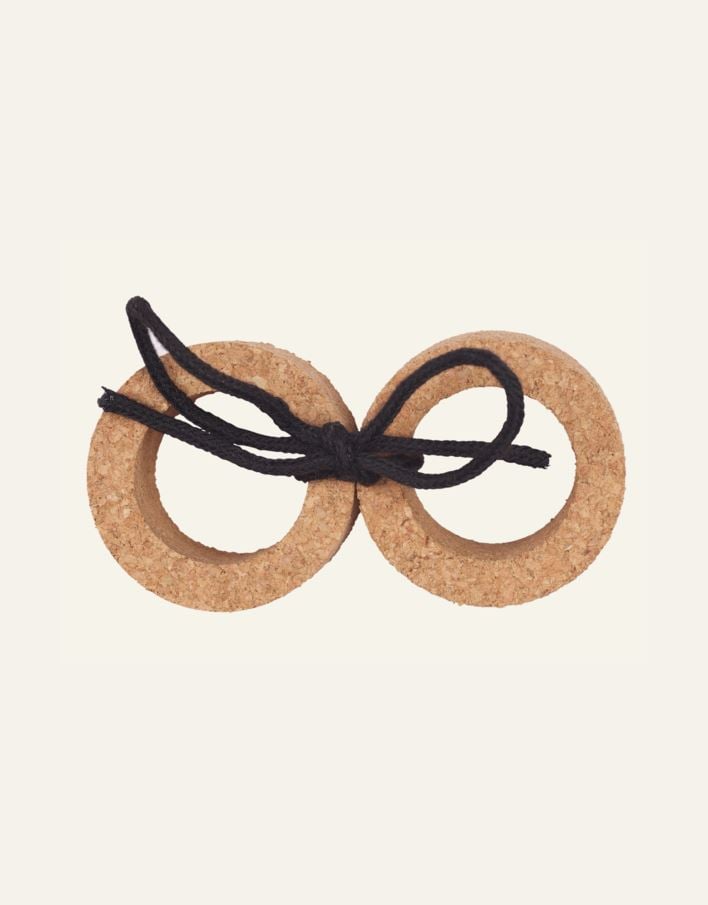 2 pk serviettringer natur - 2