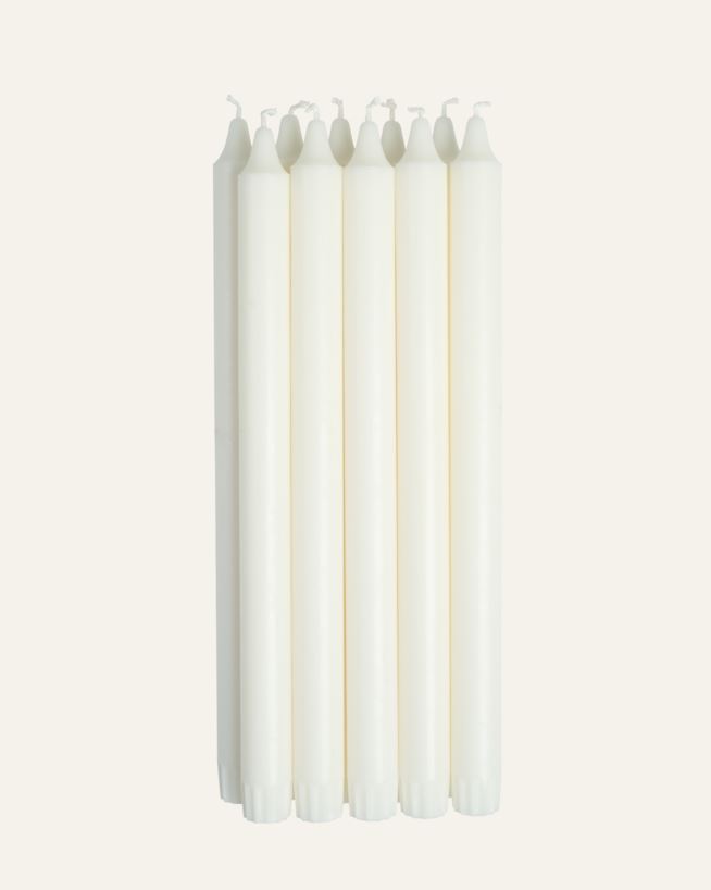 Stakelys hvit - 30 cm hvit - 1