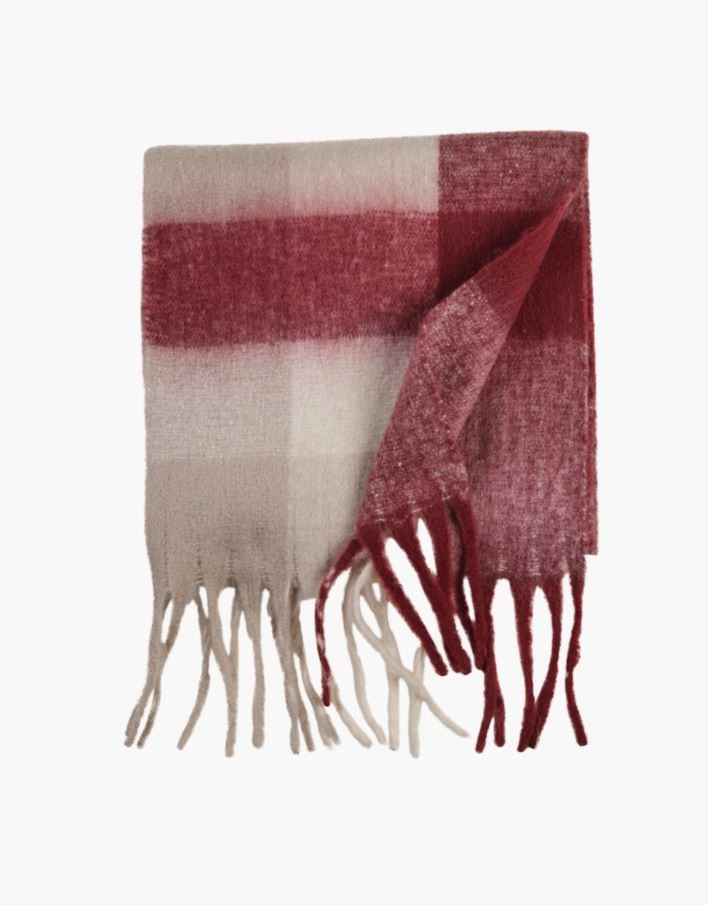 Skjerf burgunder - 40x220 cm burgunder - 1