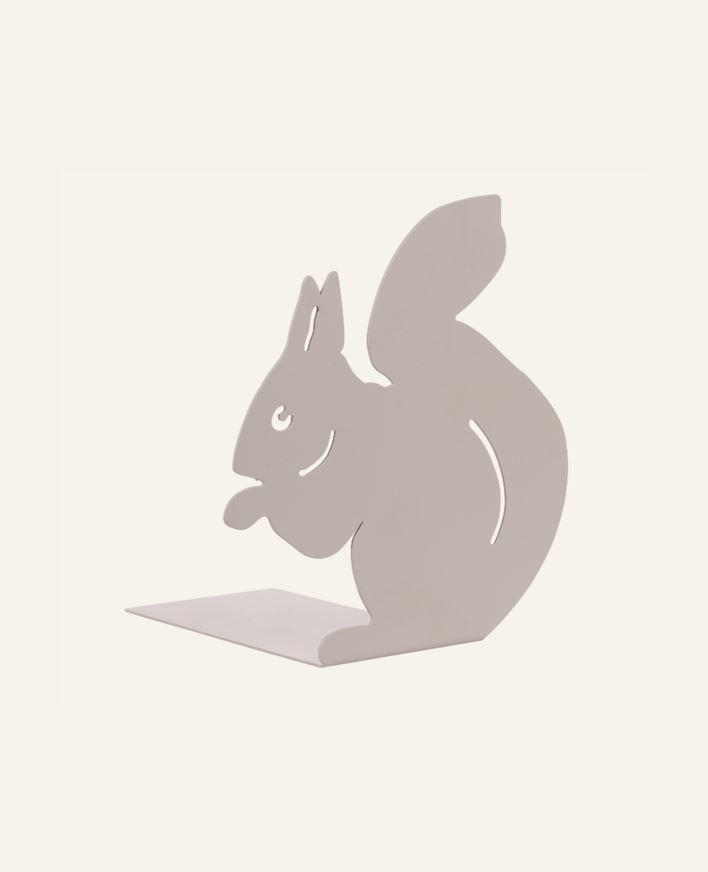 Bokstøtte grå - 14,5x15 cm grå - 1