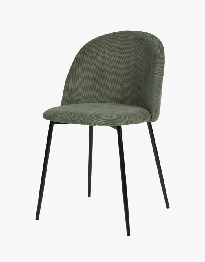 Charlotte stol midtgrønn  - 49,5x53x83 cm midtgrønn - 1