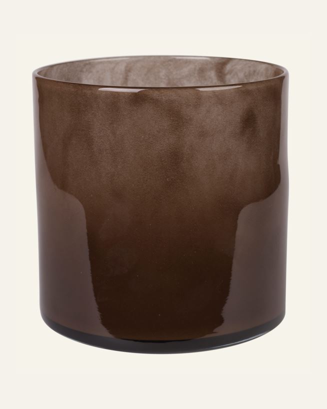 Lykt brun - 18x18x18 cm brun - 1
