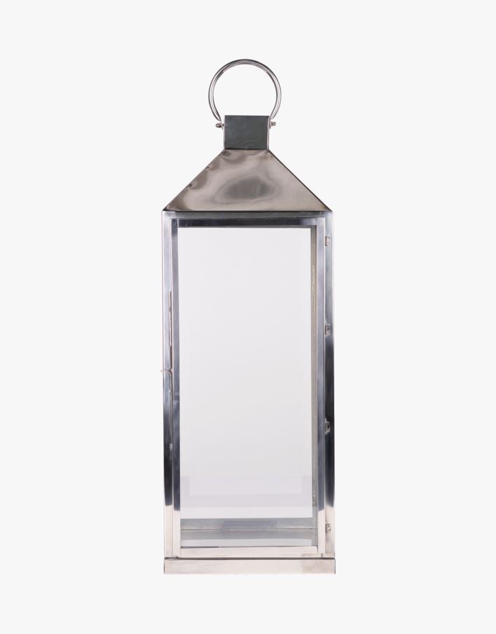 Lykt sølv - 25,5x27x74,5 cm sølv - 1