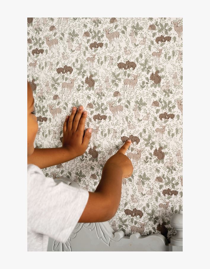 Tapet grønn - 53 cm x10,5 m grønn - 1