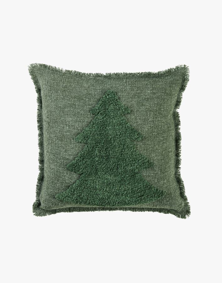 Pynteputetrekk mørk grønn - 50x50 cm mørk grønn - 1