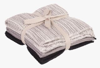 Kid Melange 3pk Klut 3 Pk Svart 26x26 cm