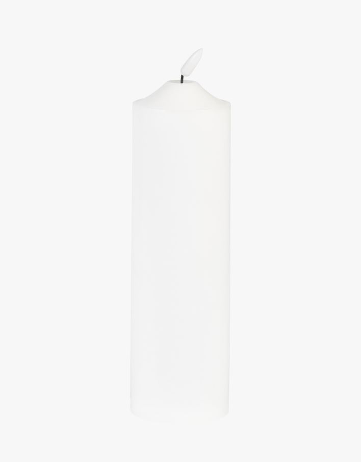 Led kubbelys hvit - 7,5x7,5x25 cm hvit - 1