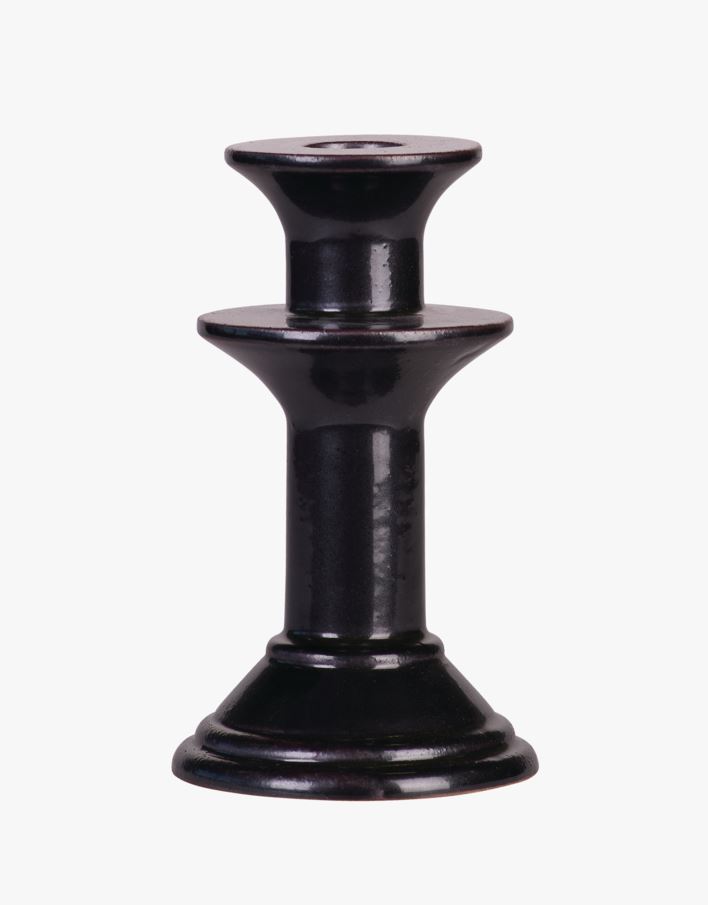 Lysestake svart - 8,4x8,4x18,6 cm svart - 1