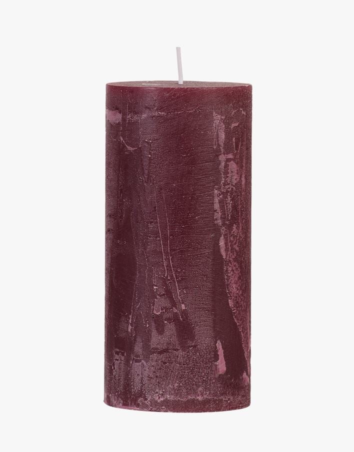 Kubbelys mørk rød - 6,8x15 cm mørk rød - 1