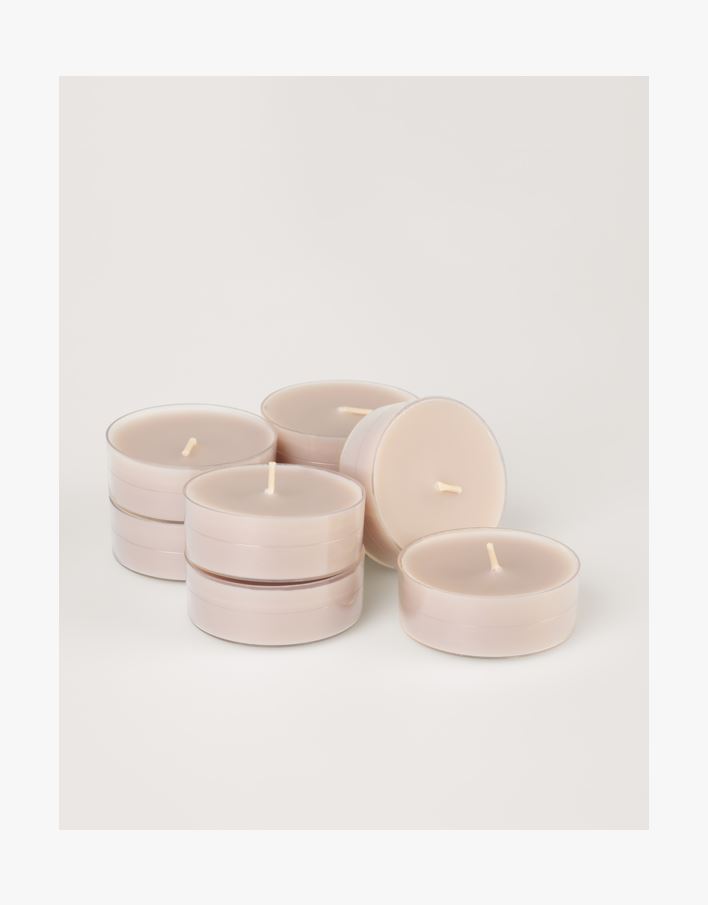 Store telys beige - 6x2 cm beige - 1