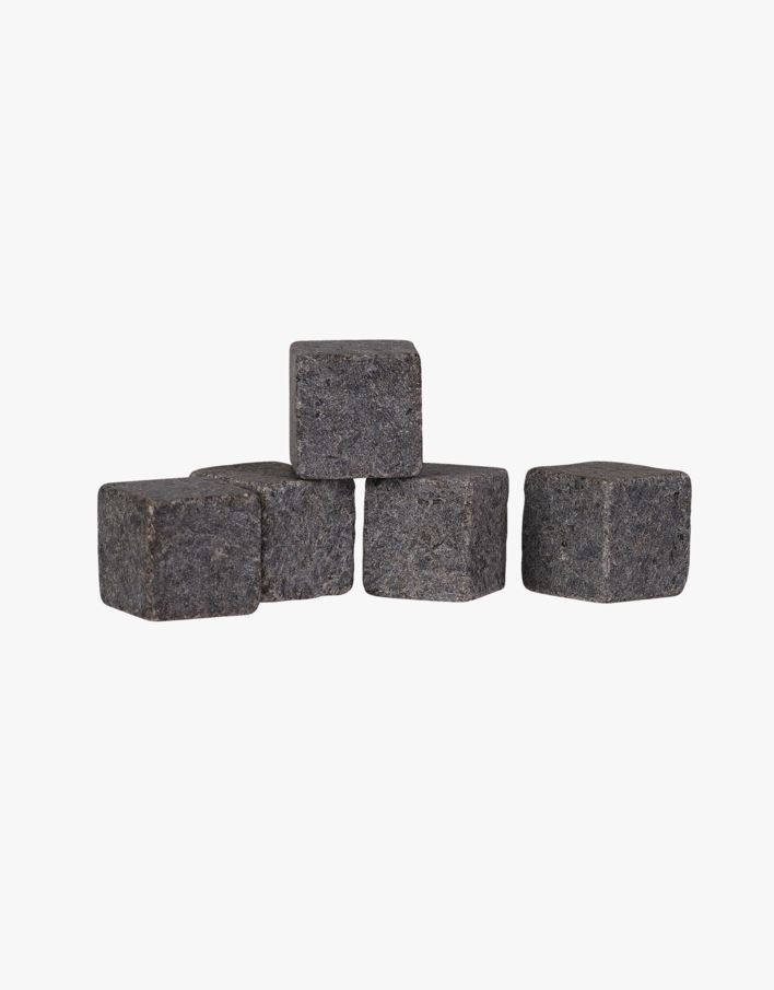 Stone isbiter grå  - 7,8x7,8x2,9 cm grå - 1