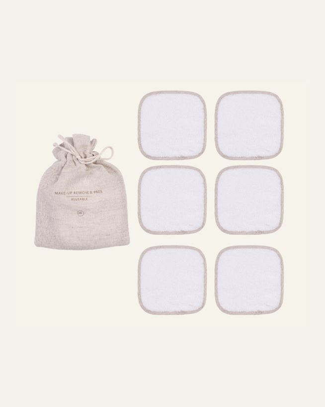 Make-up remover pads natur - 13x18 cm natur - 1