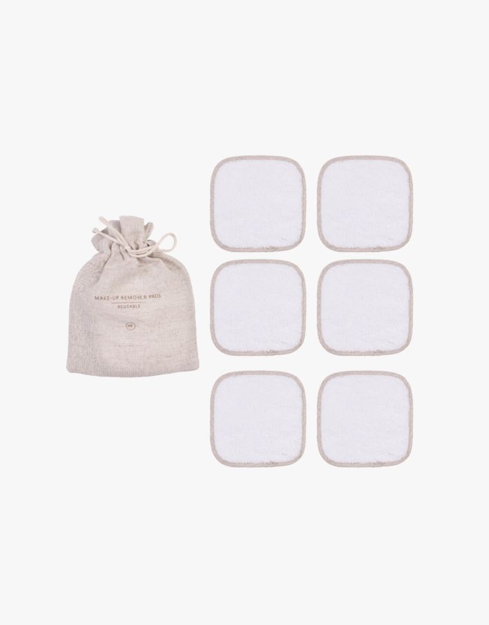 Make-up remover pads natur - 13x18 cm natur - 1