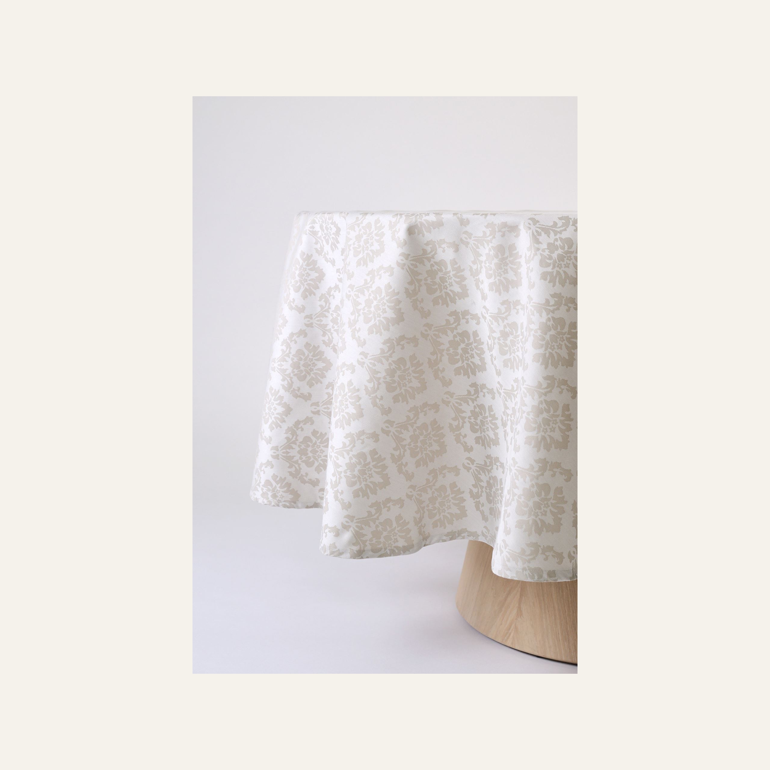 Belagt duk beige - 5