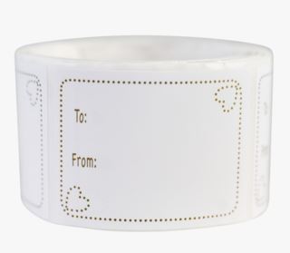 Kid Rektangulær 50sk Klistrelapper Gull 6x4,5 cm