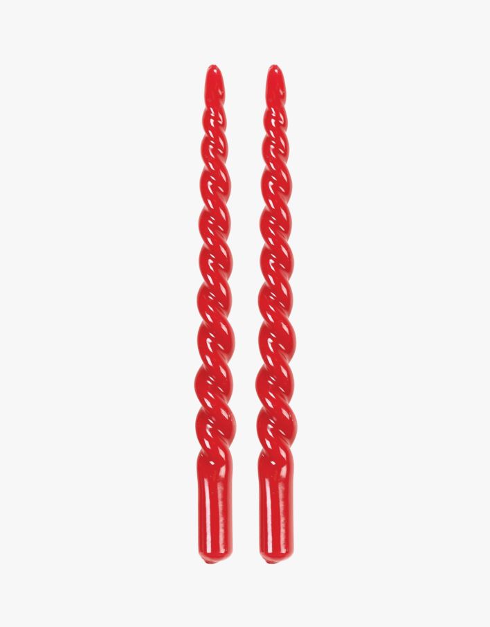 Stakelys rød - 2x29 cm rød - 1