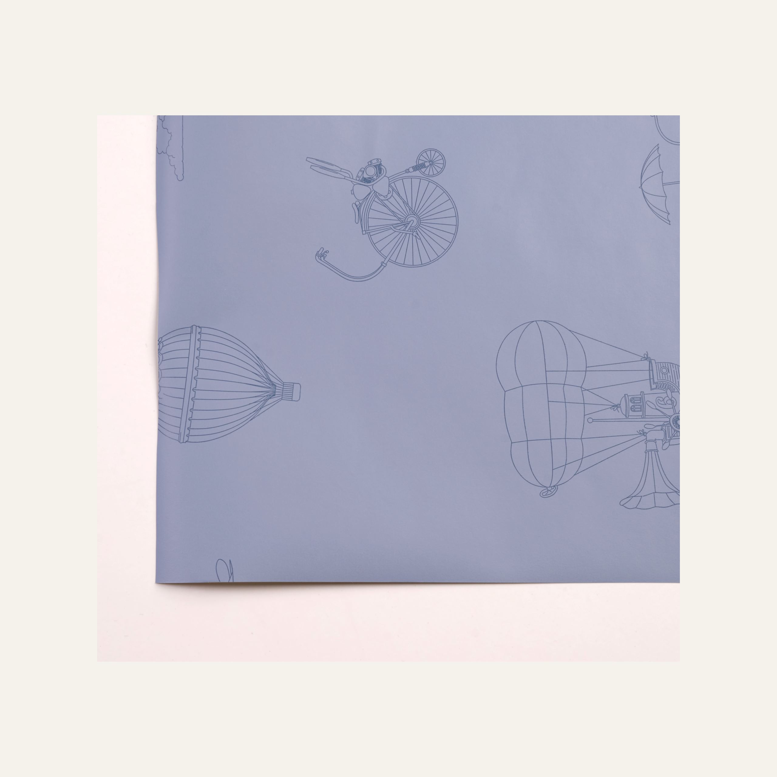 Tapetprøve blå - 2