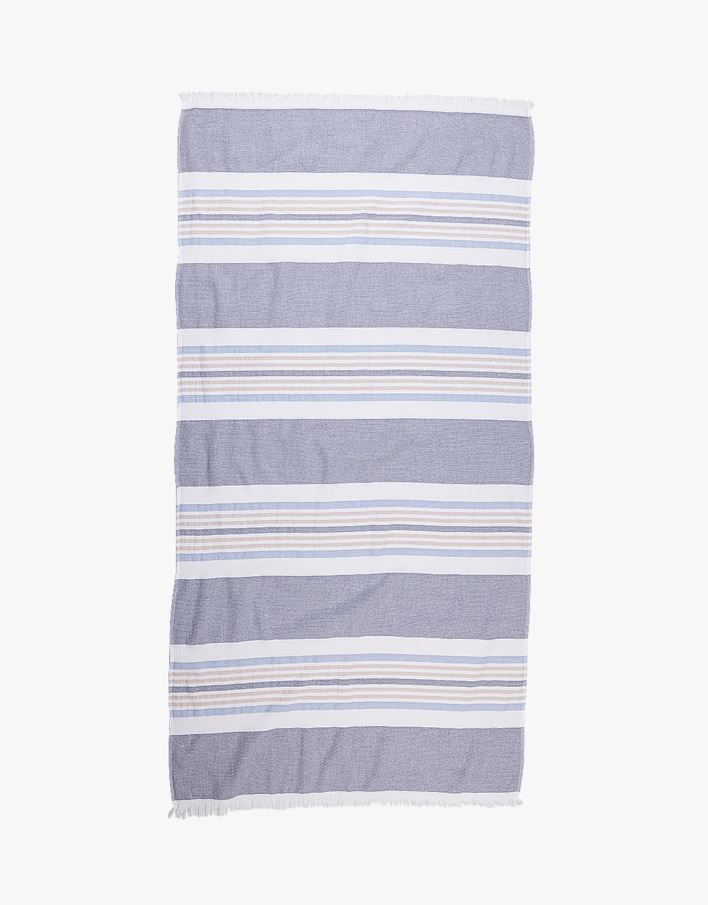 Badehåndkle multi blå - 75x150 cm multi blå - 1
