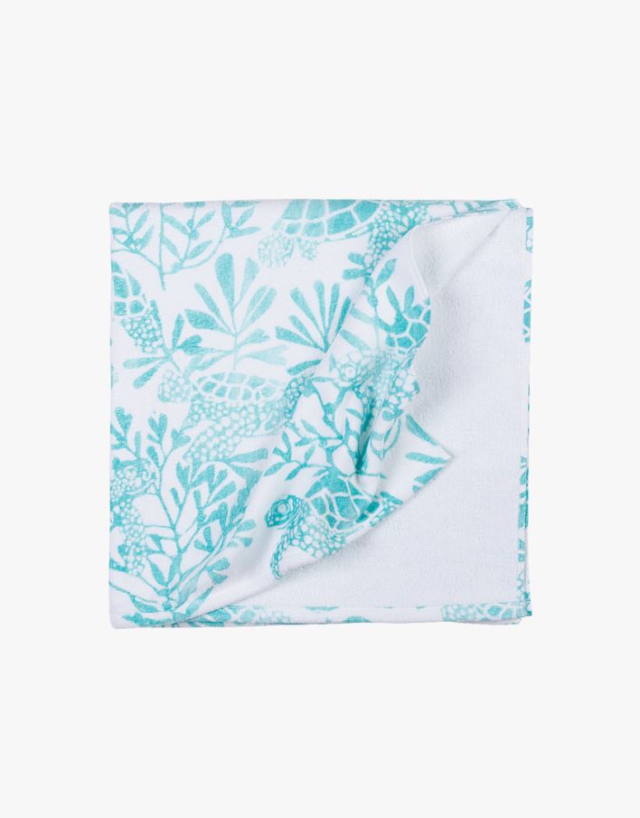 Badehåndkle turkis - 90x180 cm turkis - 1