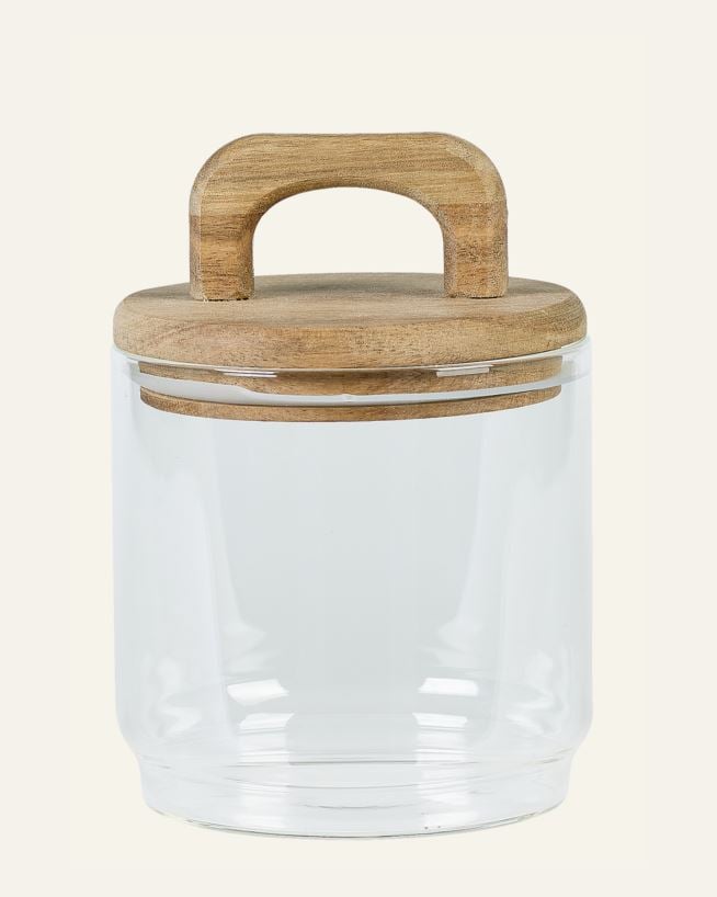 Oppbevaringskrukke transparent - ø10 x h30,5cm transparent - 1
