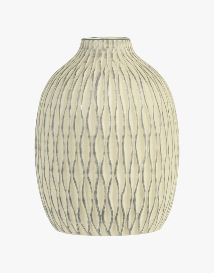 Vase multi beige - 14,2x14,2x19 cm multi beige - 1