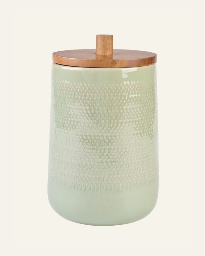 Oppbevaringskrukke grønn - 15x15x23,5 cm grønn - 1