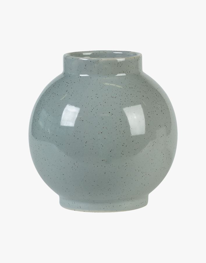 Frey vase gråblå  - 12x12x12 cm gråblå - 1