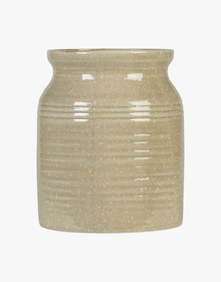 Vase beige - 17x17x20,5 cm beige - 1