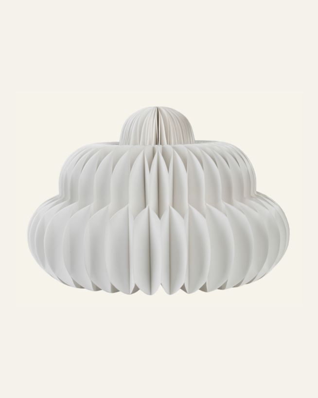 Lampeskjerm hvit - 25x40 cm hvit - 1