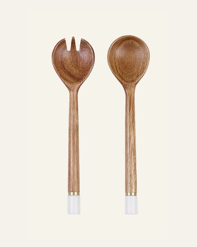 Salatbestikk brun - 7x28 cm brun - 1