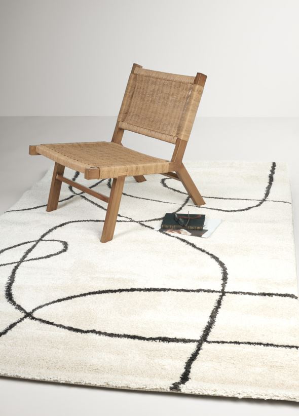 Teppe offwhite - 160x230 cm offwhite - 1